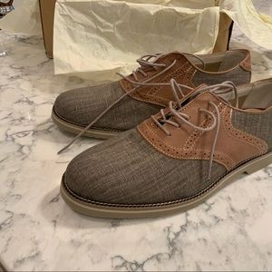 NWT - Men’s G.H. Bass Dress Shoes Tan and Brown - Size 10.5